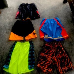 Boys Youth Nike shorts. Sz L + under armour hoodie